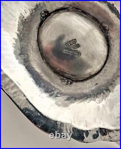 RARE Vigueras EARLY Mexico Sterling Silver Gravy Sauce Boat Handwrought 1945