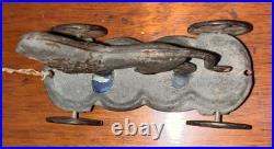 RARE Vintage Antique Early Circus Tin Lion Pull Toy Late 19th Century