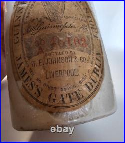 RARE Vtg Antique Early Guinness Stout Stoneware Beer Bottle 1880's Liverpool RARE Vtg Antique Early Guinness Stout Stoneware Beer Bottle 1880's Liverpool
