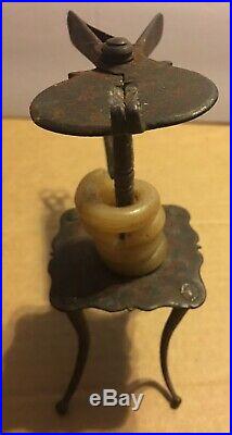 RARE Wax Jack 1690-1730 Original Primitive Iron Early Pre Colonial Beeswax 17thC