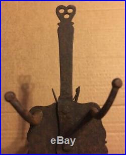 RARE Wax Jack 1690-1730 Original Primitive Iron Early Pre Colonial Beeswax 17thC