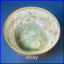 RARE Wedgwood Shine Series Lustreware FuDogs & BaiFuku Bowl Daisy Makeig-Jones