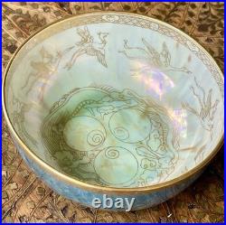 RARE Wedgwood Shine Series Lustreware FuDogs & BaiFuku Bowl Daisy Makeig-Jones