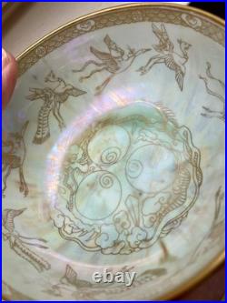 RARE Wedgwood Shine Series Lustreware FuDogs & BaiFuku Bowl Daisy Makeig-Jones