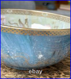 RARE Wedgwood Shine Series Lustreware FuDogs & BaiFuku Bowl Daisy Makeig-Jones