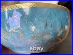 RARE Wedgwood Shine Series Lustreware FuDogs & BaiFuku Bowl Daisy Makeig-Jones