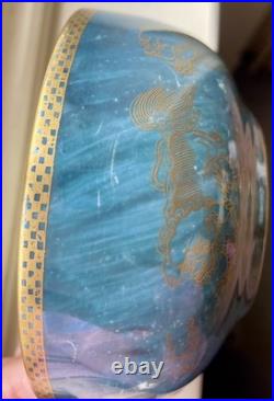RARE Wedgwood Shine Series Lustreware FuDogs & BaiFuku Bowl Daisy Makeig-Jones
