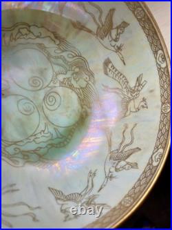 RARE Wedgwood Shine Series Lustreware FuDogs & BaiFuku Bowl Daisy Makeig-Jones