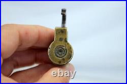 RARE antique LETTER COMBINATION LOCK Early T. RAY PADLOCK Brass & Steel