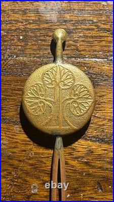 RARE, early, Japanese PHOTOGRAPH mounted in a hairpin (KANZASHI), Tokugawa mon