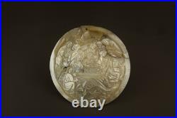 Rare 1518 Antique Carved Mother of Pearl Plaque Early 16th Century