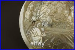 Rare 1518 Antique Carved Mother of Pearl Plaque Early 16th Century