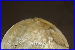 Rare 1518 Antique Carved Mother of Pearl Plaque Early 16th Century
