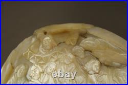 Rare 1518 Antique Carved Mother of Pearl Plaque Early 16th Century