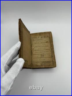 Rare 1797 Holy Bible Hugh Gaine New York Early American Imprint Antique Leather