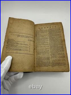 Rare 1797 Holy Bible Hugh Gaine New York Early American Imprint Antique Leather