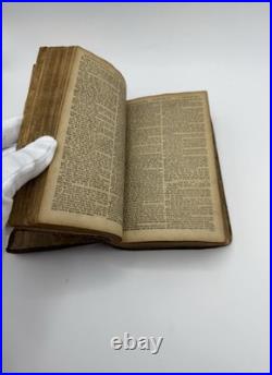 Rare 1797 Holy Bible Hugh Gaine New York Early American Imprint Antique Leather