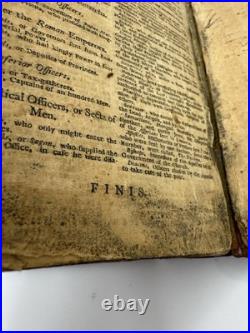 Rare 1797 Holy Bible Hugh Gaine New York Early American Imprint Antique Leather