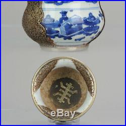 Rare 17th C Transitional Early Kangxi Chinese Porcelain China Bowl Flowe