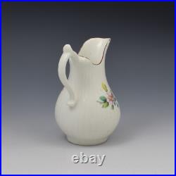 Rare 18th Century Early Derby Porcelain Fluted Cream Milk Jug c. 1760 Antique
