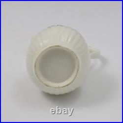 Rare 18th Century Early Derby Porcelain Fluted Cream Milk Jug c. 1760 Antique