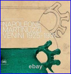 Rare 1930's Napoleone Martinuzzi Pianta Grassa in pulegoso glass and gold leaf