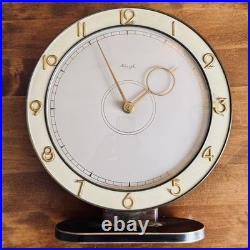 Rare 1930s Kienzle Heinrich Moller Art Deco Bauhaus Table Mantel Clock German