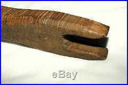 Rare 19th century early rope bed rope tightener, hickory, T handle. 14