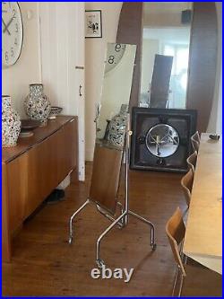 Rare 20s Cheval Chrome Shop Mirror