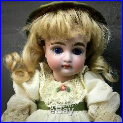 Rare 9 Early Kestner 169 LITTLE MISS MUFFET Closed Mouth Antique Doll Bisque