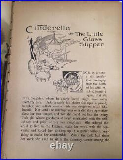 Rare ANTIQUE-CINDERELLA AND OTHER FAIRY TALES Sleeping Beauty 1911/113+Years Old