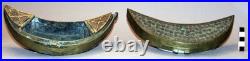 Rare ANTIQUE SOUTHEAST ASIA Philippine Crescent-shaped Brass Betel Box (Museum)