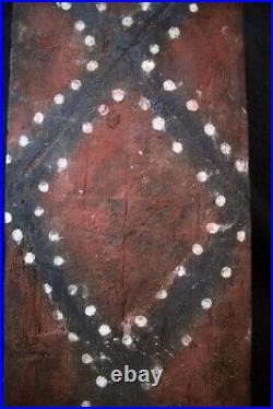 Rare Aboriginal Painted Message Board Eastern Kimberley WithA Early 1900's