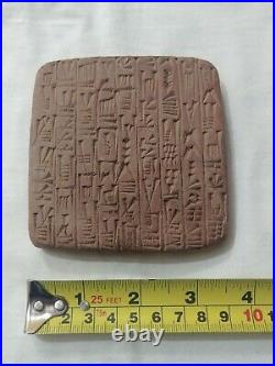 Rare Ancient Near Eastern Clay Tablet With Early Form Of Writing C. 3000-2000b. C