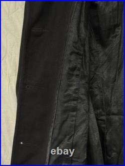 Rare Antique 1800s Early 1900s Wool Room For Bustle Coat Jacket Black Wow Ribbon