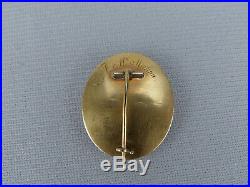 Rare Antique 18th or early 19th C 18K Gold Georgian Woven Hair Mourning Pin