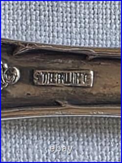 Rare Antique 1903 Alvin Sterling Silver Bridal Rose Jelly/Cake Server 9 1/4