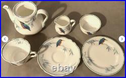 Rare Antique 1920 Rd679832 Royal Doulton H1167 Kingfisher Part Tea Set Rare Antique 1920 Rd679832 Royal Doulton H1167 Kingfisher Part Tea Set