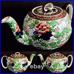 Rare Antique 1920s Royal Doulton Hand Painted Glazed Pottery Teapot (10, 625g)