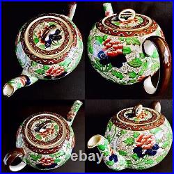 Rare Antique 1920s Royal Doulton Hand Painted Glazed Pottery Teapot (10, 625g)