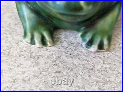 Rare Antique 1930s George Clews Chameleon Glaze Figure Frog / Toad Rare Antique 1930s George Clews Chameleon Glaze Figure Frog / Toad