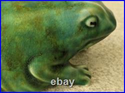Rare Antique 1930s George Clews Chameleon Glaze Figure Frog / Toad Rare Antique 1930s George Clews Chameleon Glaze Figure Frog / Toad