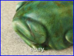 Rare Antique 1930s George Clews Chameleon Glaze Figure Frog / Toad Rare Antique 1930s George Clews Chameleon Glaze Figure Frog / Toad