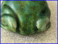 Rare Antique 1930s George Clews Chameleon Glaze Figure Frog / Toad Rare Antique 1930s George Clews Chameleon Glaze Figure Frog / Toad
