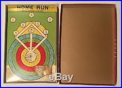 Rare Antique 1938 Home Run with Bases Loaded Baseball Board Game Early 1930s Old