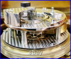 Rare Antique 2 Day Hamilton Golden Oak Boxed Single Fusee Marine Chronometer