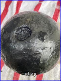 Rare Antique 32lb Cannon siege ball from Portsmouth Harbour. Maybe French Rare Antique 32lb Cannon siege ball from Portsmouth Harbour. Maybe French