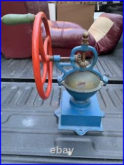 Rare Antique BIG SIZE No. 2 Made In Spain Elma Coffee Grinder/Mill Early 1900s