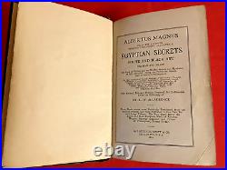 Rare Antique Book (1914) Albertus Magnus'Egyptian Secrets' Early Occult