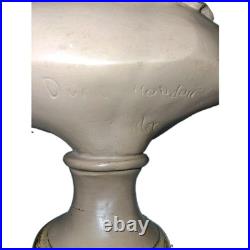 Rare Antique Boy&Girl Bust Signed D'Apres Houdon F. Kessler 19th CTRY Read